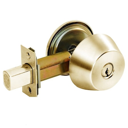 Corbin Russwin Grade 2, Classroom, 605 Bright Brass, 2-3/4 Backset, Keyed Random DL2217-605